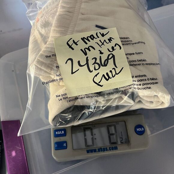 Aviator Nation Cream Logo Graphic Jogger Sweatpants Lounge Streetwear XS FLAW - Picture 10 of 12